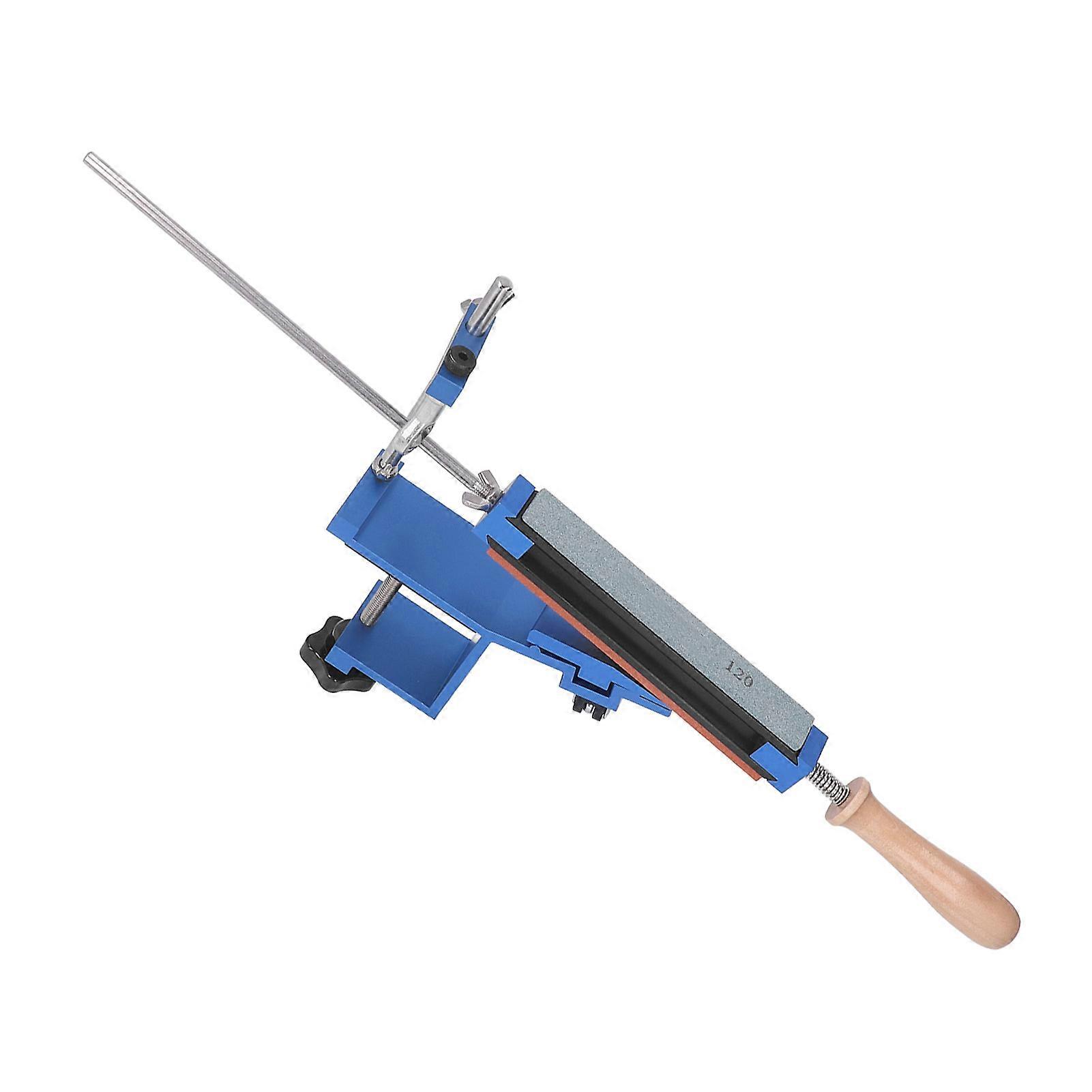 Fixed Angle Knife Sharpener Home Use Professional Quick Clip Knife Sharpening Kit with 6 Whetstones