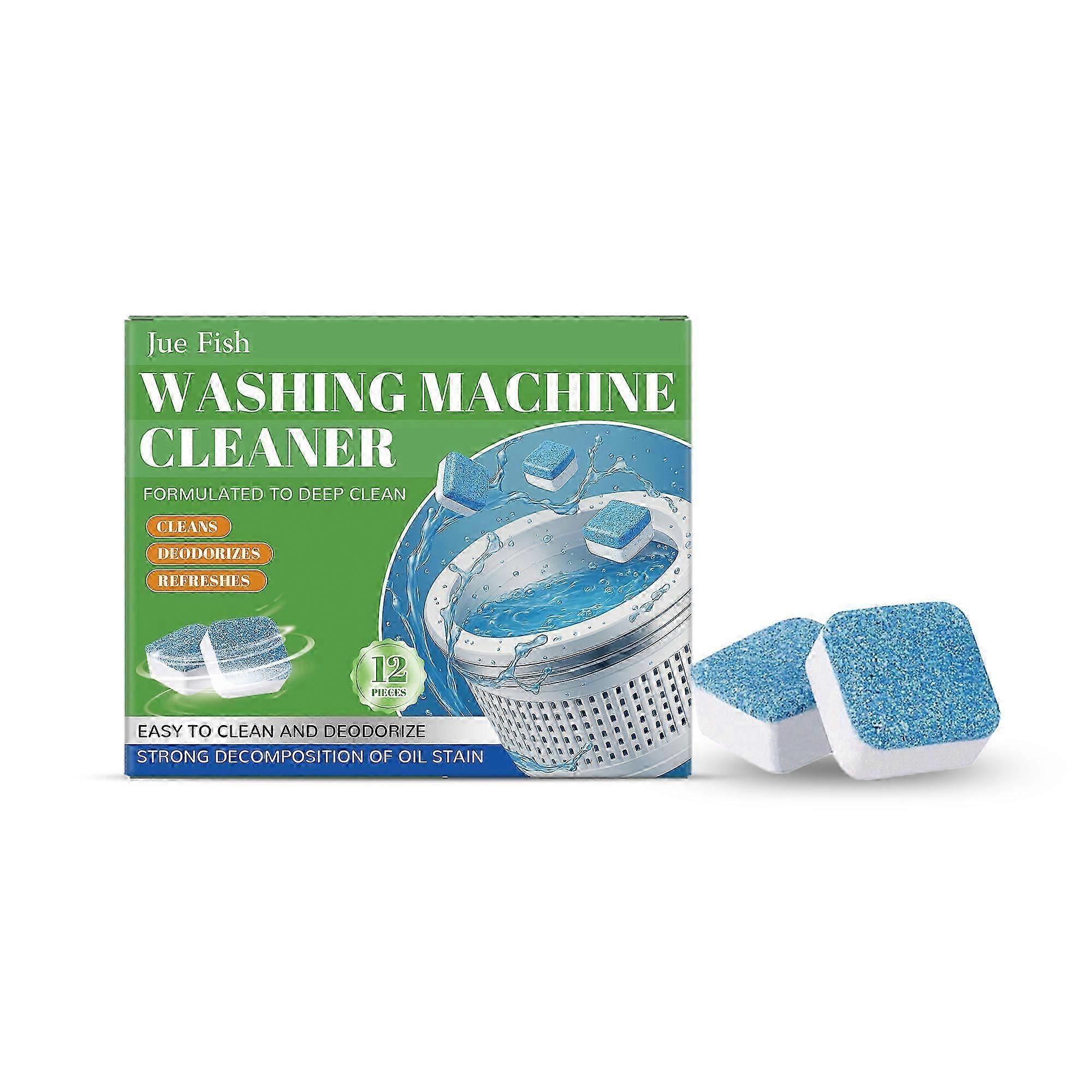 Powerful Washing Machine Tub Cleaning Sheets - Odor Removal