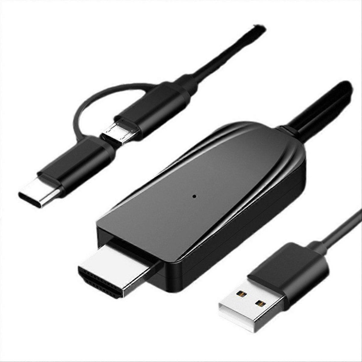 High Definition Multimedia Interface Cable, HD 1080P Support Bluetooth/Miraplug APP Screen Mirrorin