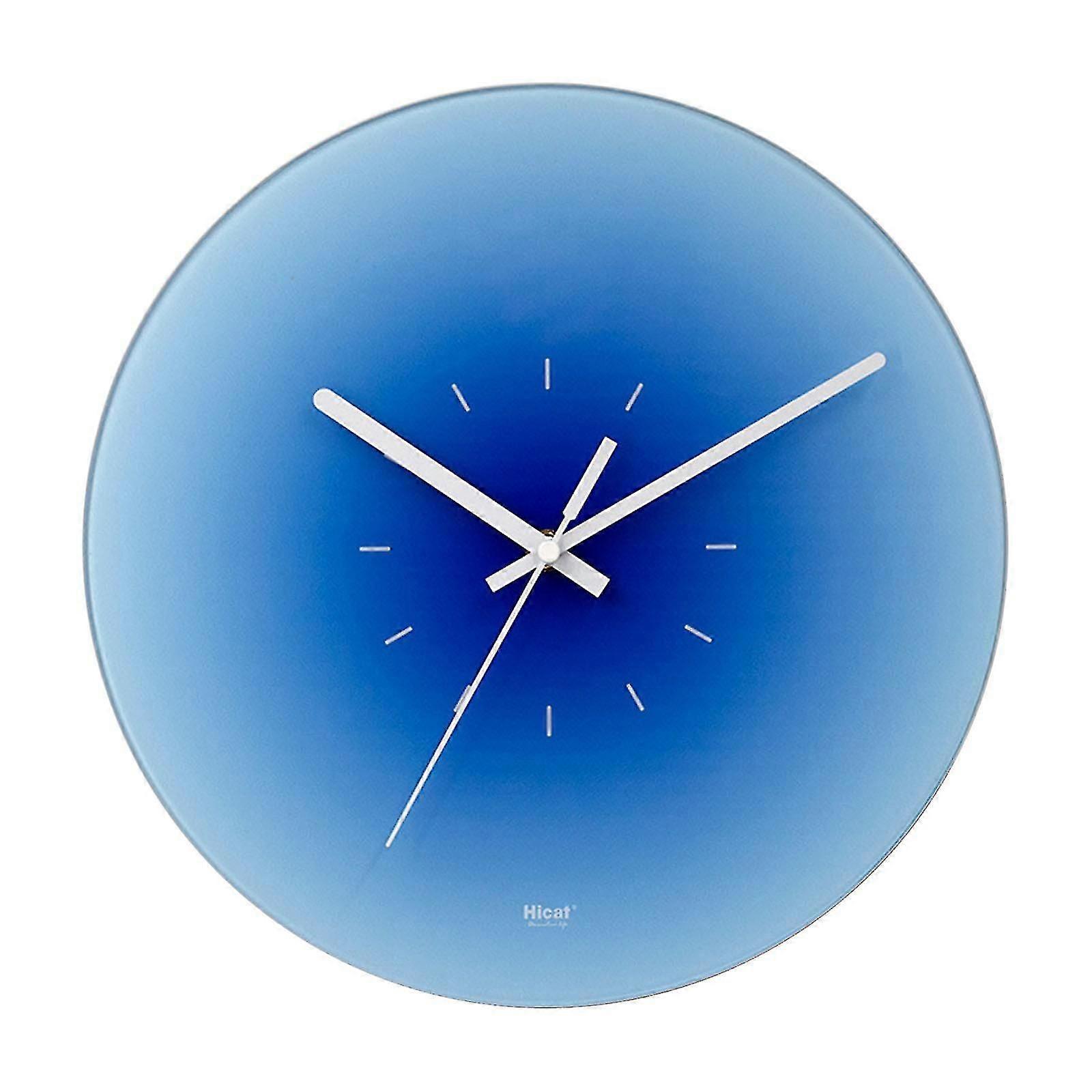 Nordic Sunset Wall Clock Battery Operated With Pointed Needle Round Silent Clock