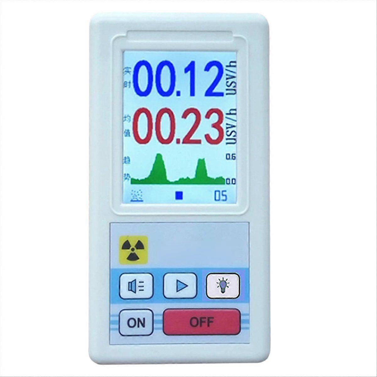 BR-6 Geiger Counter Nuclear Radiation Detector Personal Dosimeter X-Ray Beta Gamma Detector LCD Rad