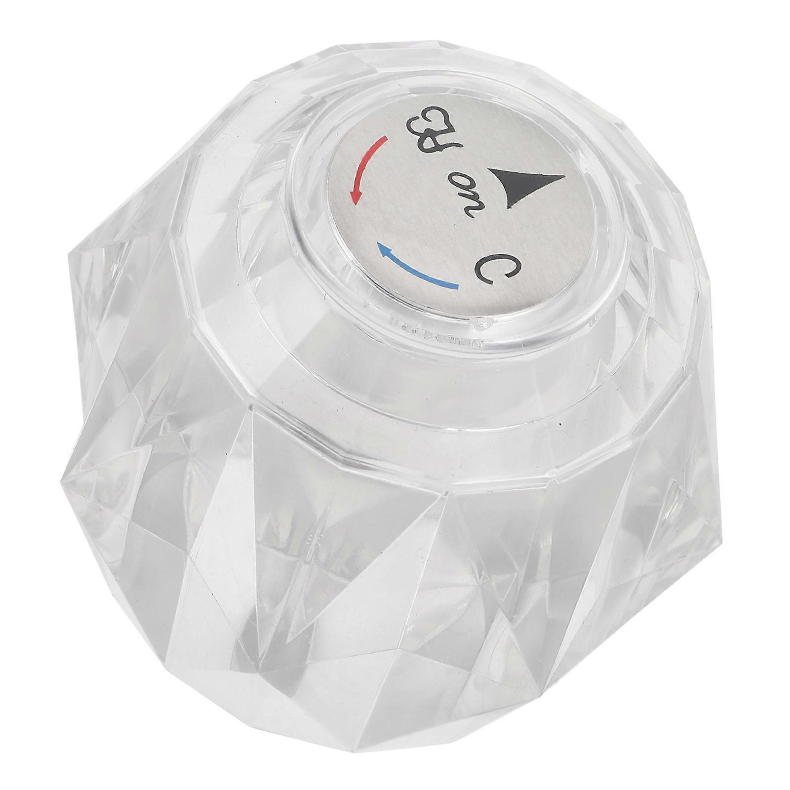 Shower Handle Faucet Transparent Replacement for Shower Control Valve Single Handle