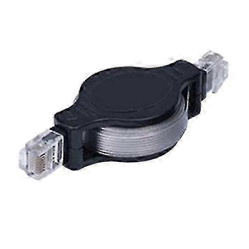 Fiauli 4.9FT Portable Retractable RJ45 Ethernet Wire LAN Cord Internet Network Cable