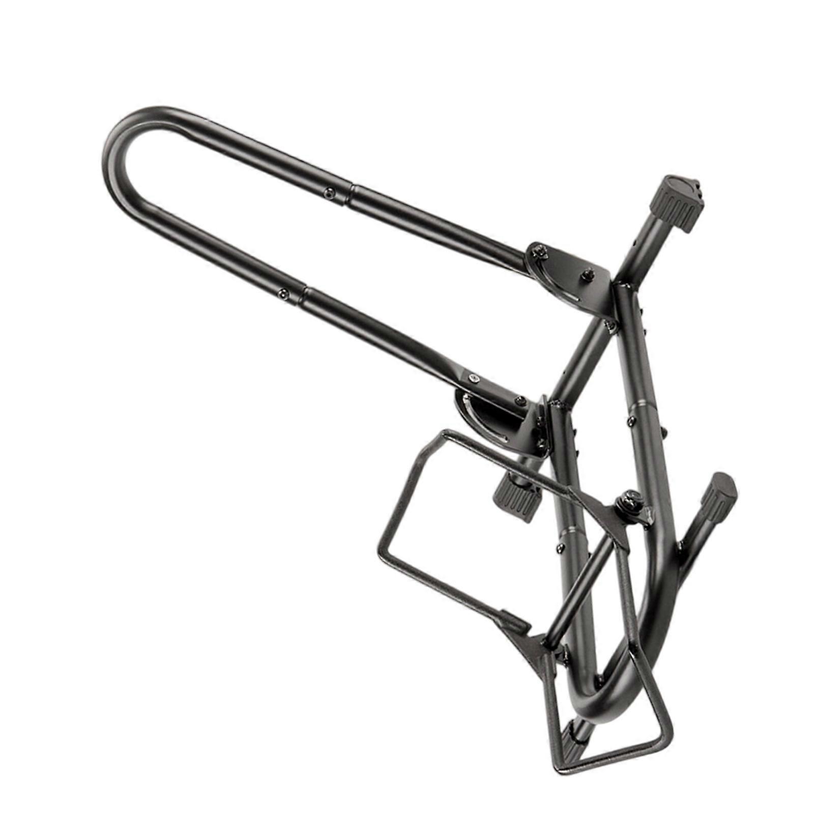 Foldable Bicycles Parking Rack Folding Indoor Parking Wheel Holder Adjustable Floor Stand Rack Display Stand Enduring Multicolor