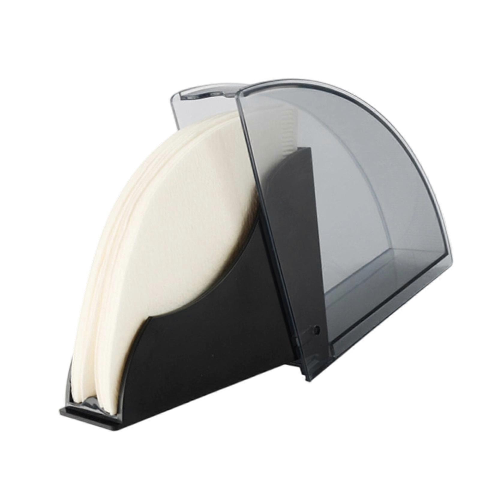 2 Pack Coffee Filter Dispenser Boxes PVC Construction Maintains Filter Freshness Suitable for Pouring Over Brewing Multicolor