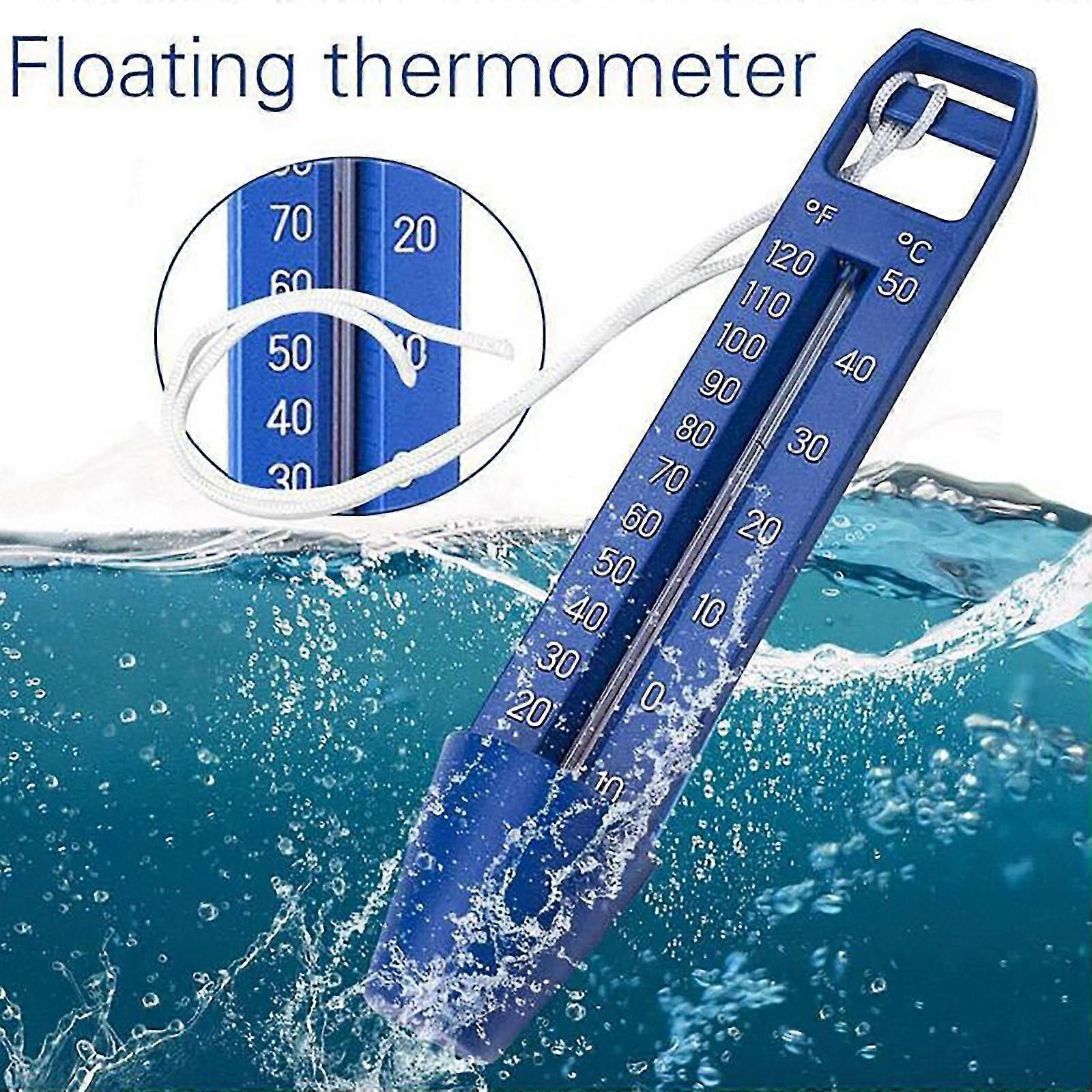 New Blue Basic Swimming Pool Thermometer Floating Water Thermometer5ml