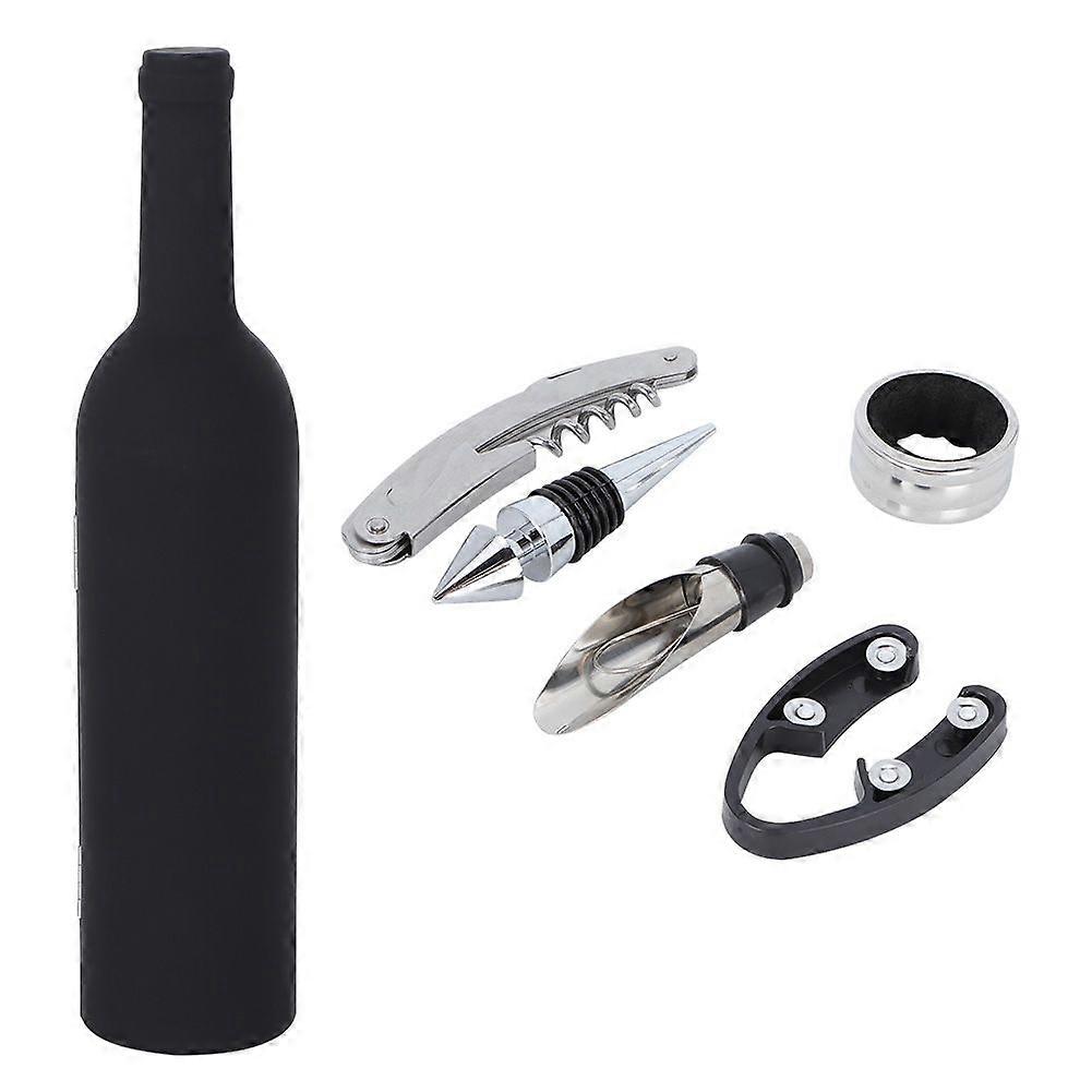 5-pack bottle-shaped wine opener set corkscrew set tool wine accessories
