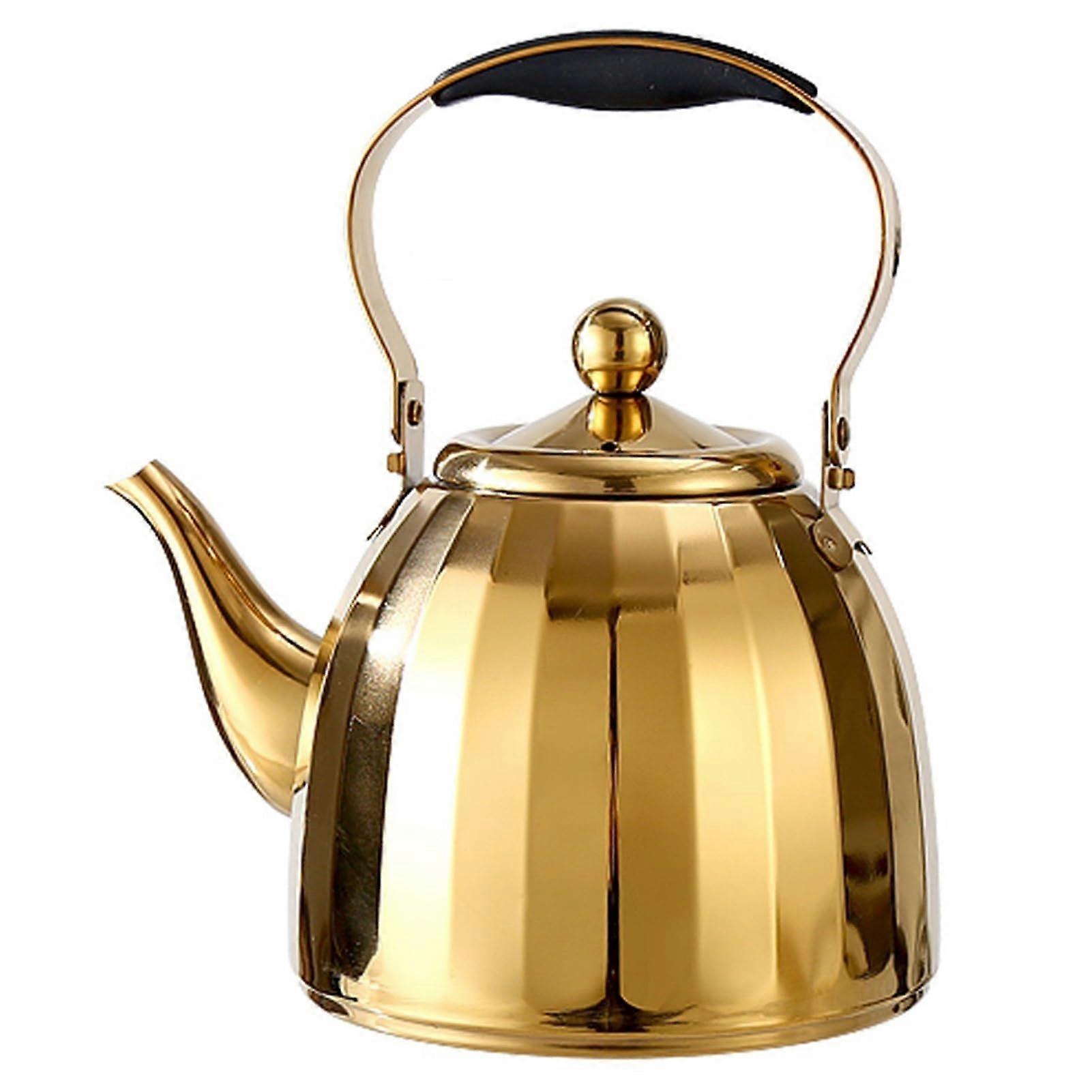 Kettles Teapot With Removable Infuser For Loose Tea Model D 1.5L Stovetop Compatible With Heat Sources Coffee Pot