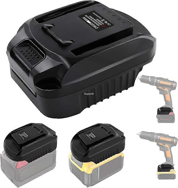 Adapterfor Dewalt for Milwaukee 18V Li-Ion Battery Convert to for Worx 20V 6PIN Tools