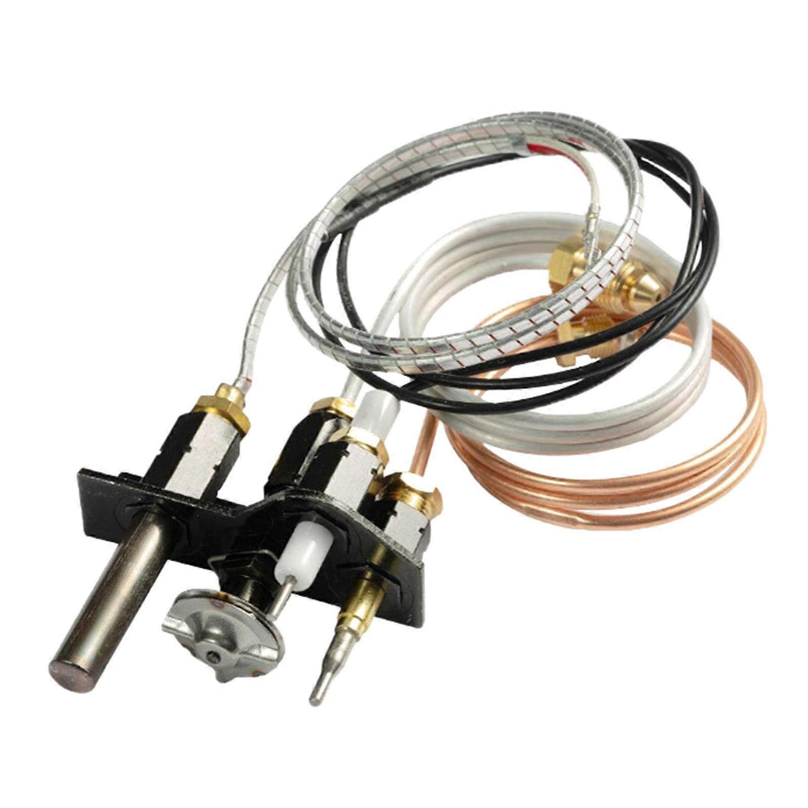 Natural Gas Assembly Safety Replacement Part Pilots Burners Assembly 3 Way Pilots Assembly Parts Easy to Installation Multicolor