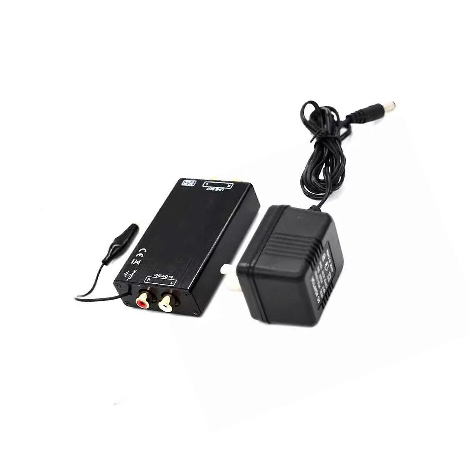 Phono Preamp Turntable Record Player Sound Converter Digital Power Amplifier with Video Port Home Entertainment Multicolor