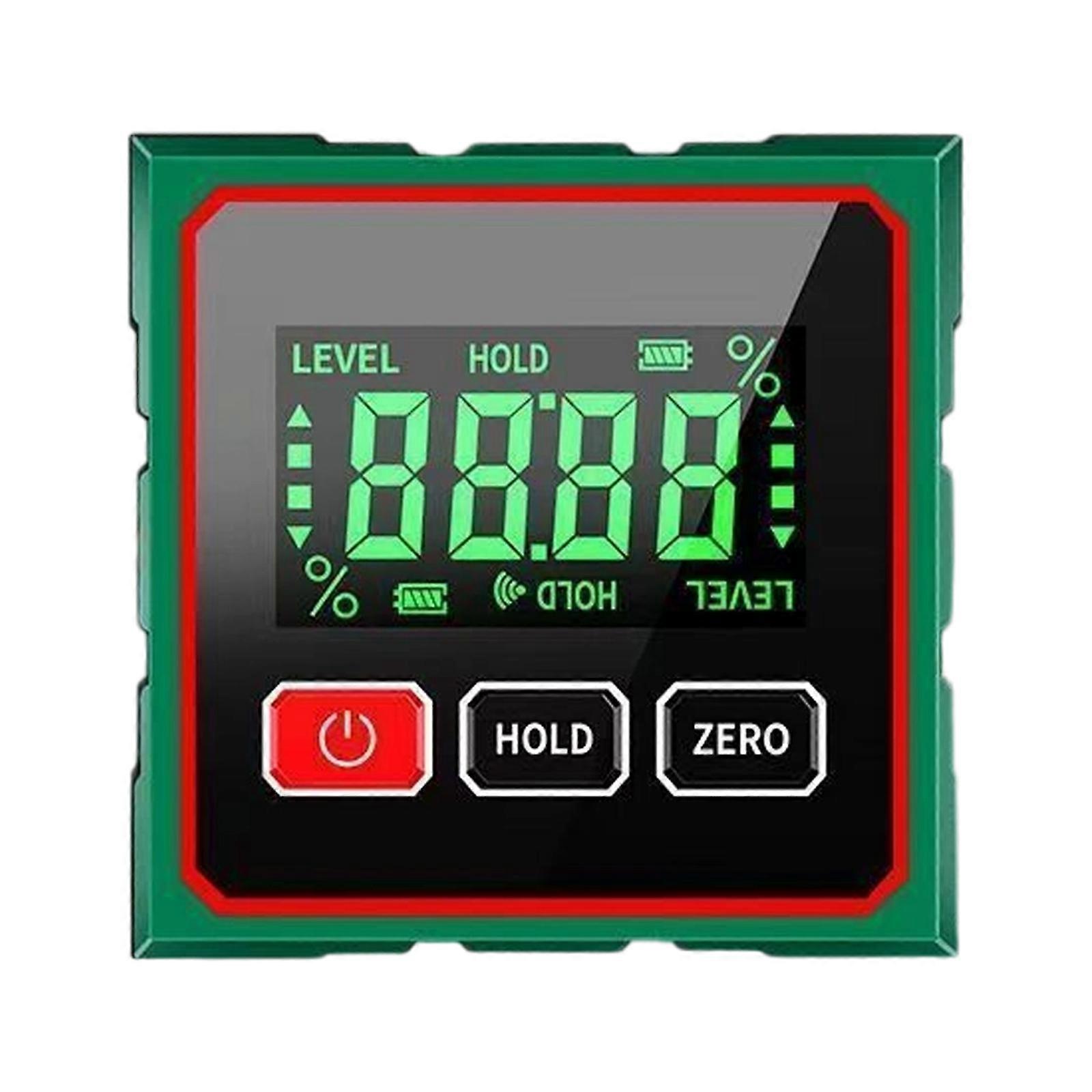 Electronic Side Magnets Digital Inclinometer USB Charging ABS Material Professional Tool Multicolor