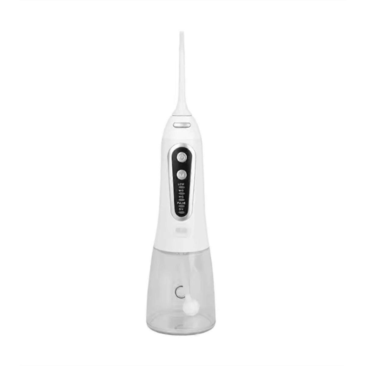Portable Cordless with 2300 Pulses 5 Mode Oral Irrigator for Braces, Teeth Cleaner Kit 360 Nozzle