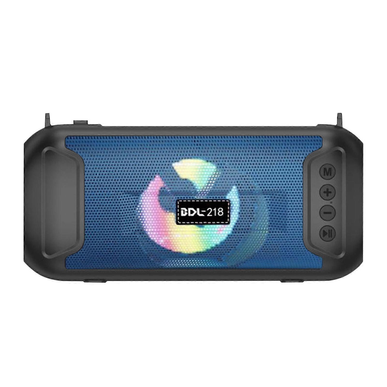 PAVEOS Bluetooth Speaker with 1200mAh Power Bank, Mighty Sound & Bass, Portable with Handle, Compatible with Home/Outdoor Use, Blue