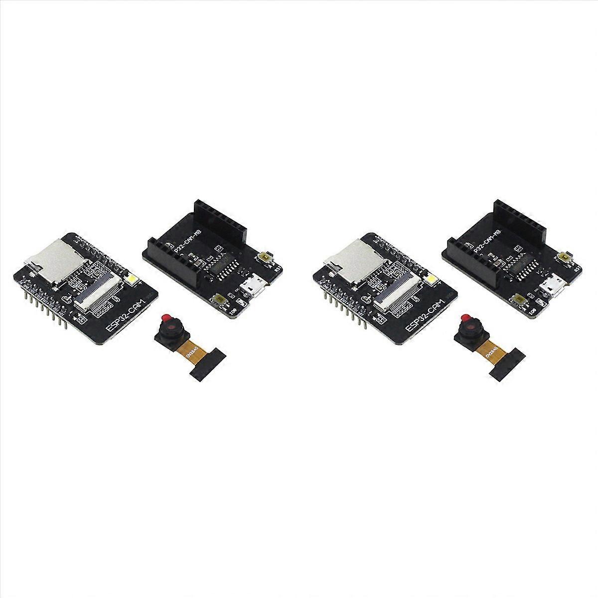 2X ESP32-CAM Development Board WiFi Module+OV2640 Camera+Base ESP32 WIFI Bluetooth IoT Motherboard D