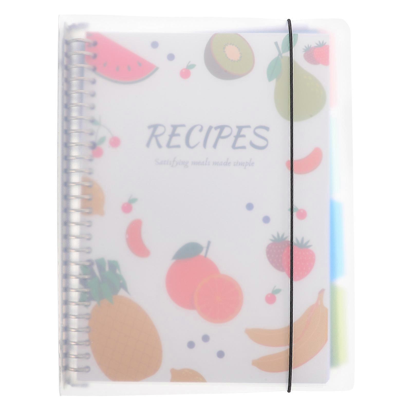 Recipe Notebook Recipe Planner for Office Use with Tear-Resistant Pages