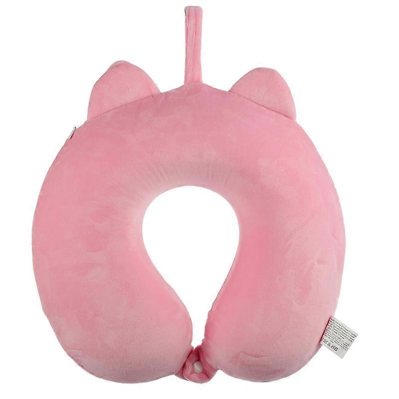 Relaxeazzz Plush Memory Foam Travel Pillow - Pig 1 Pack