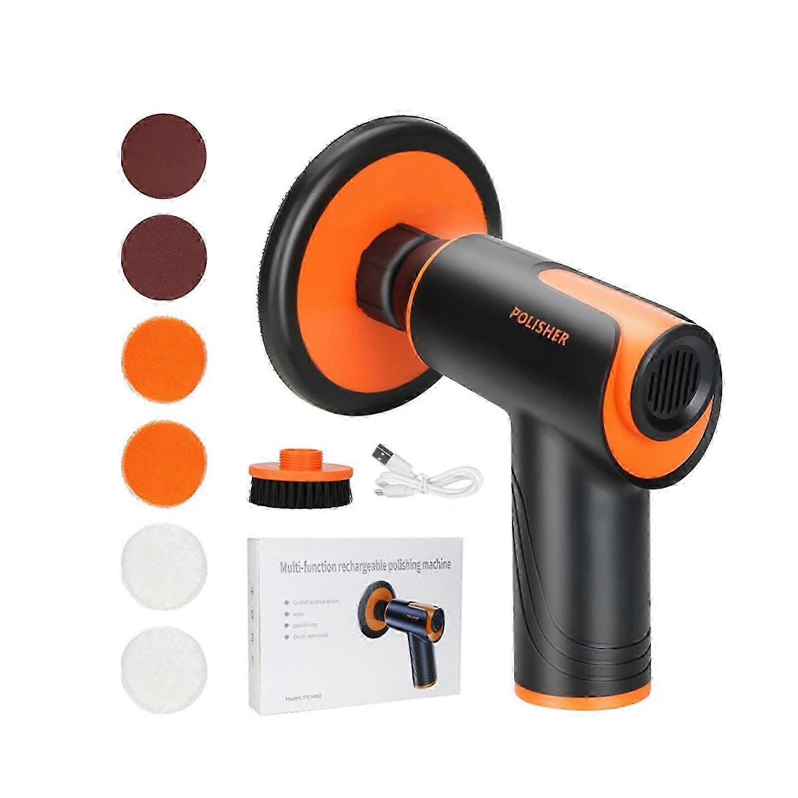 100W Wireless Car Buffer Polisher - Rechargeable, High-Performance, Easy Operation for Showroom Shine