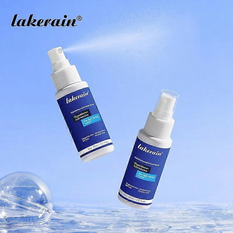 Spray à l'acide hypochloreux, lot de 2, brume hydratante pour le visage, convient à tous les types de peau, apaise les irritations, soin de la peau.