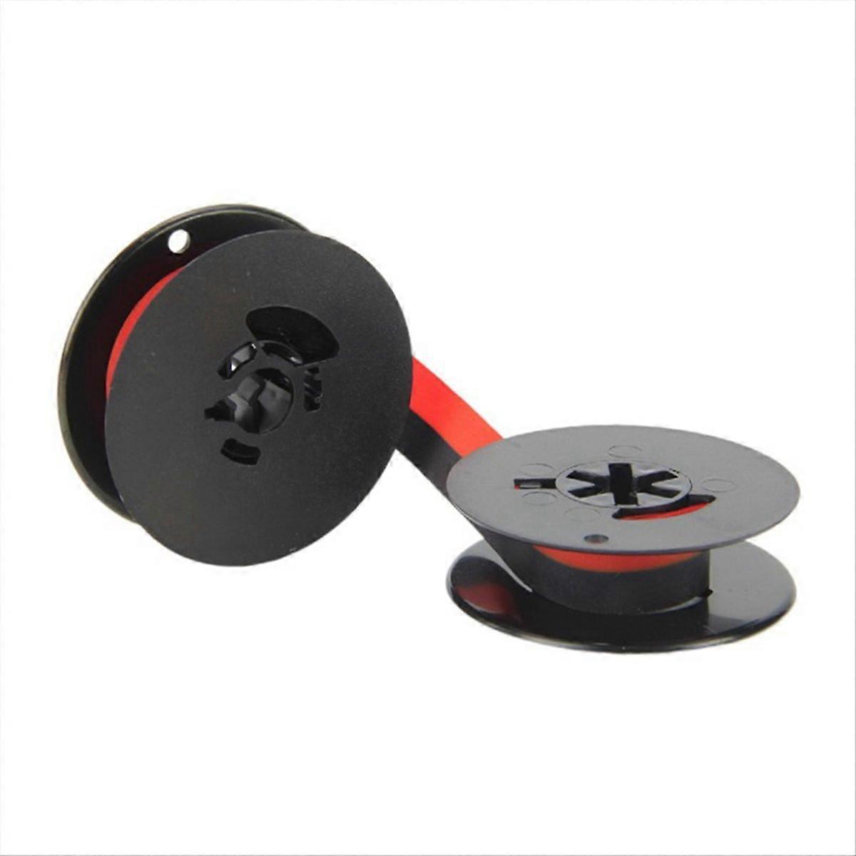 1Pcs Typewriter Ribbon Twin Spool Typewriter Ribbon Ink(Black&Red)