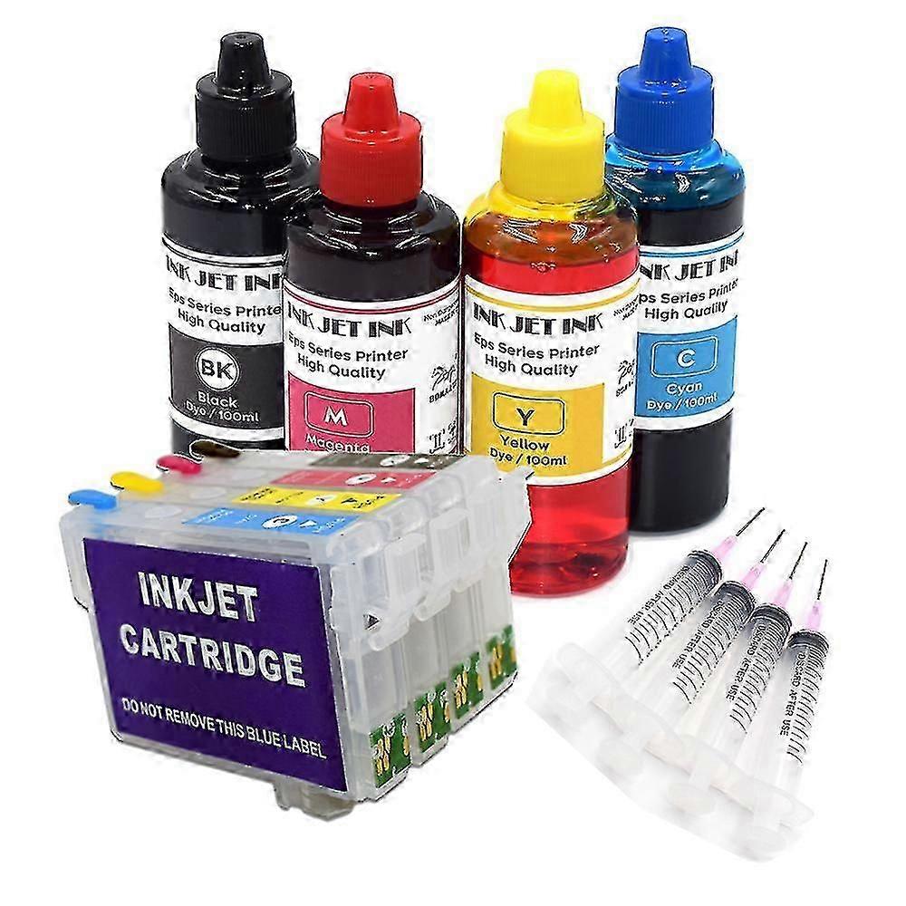 خرطوشة حبر فريدة من نوعها 604 604XL قابلة لإعادة التعبئة مع حبر صبغ لطابعات إبسون XP-2200 XP 2205 3200 3205 4200 4205 WF 2910 2930 2935 2950