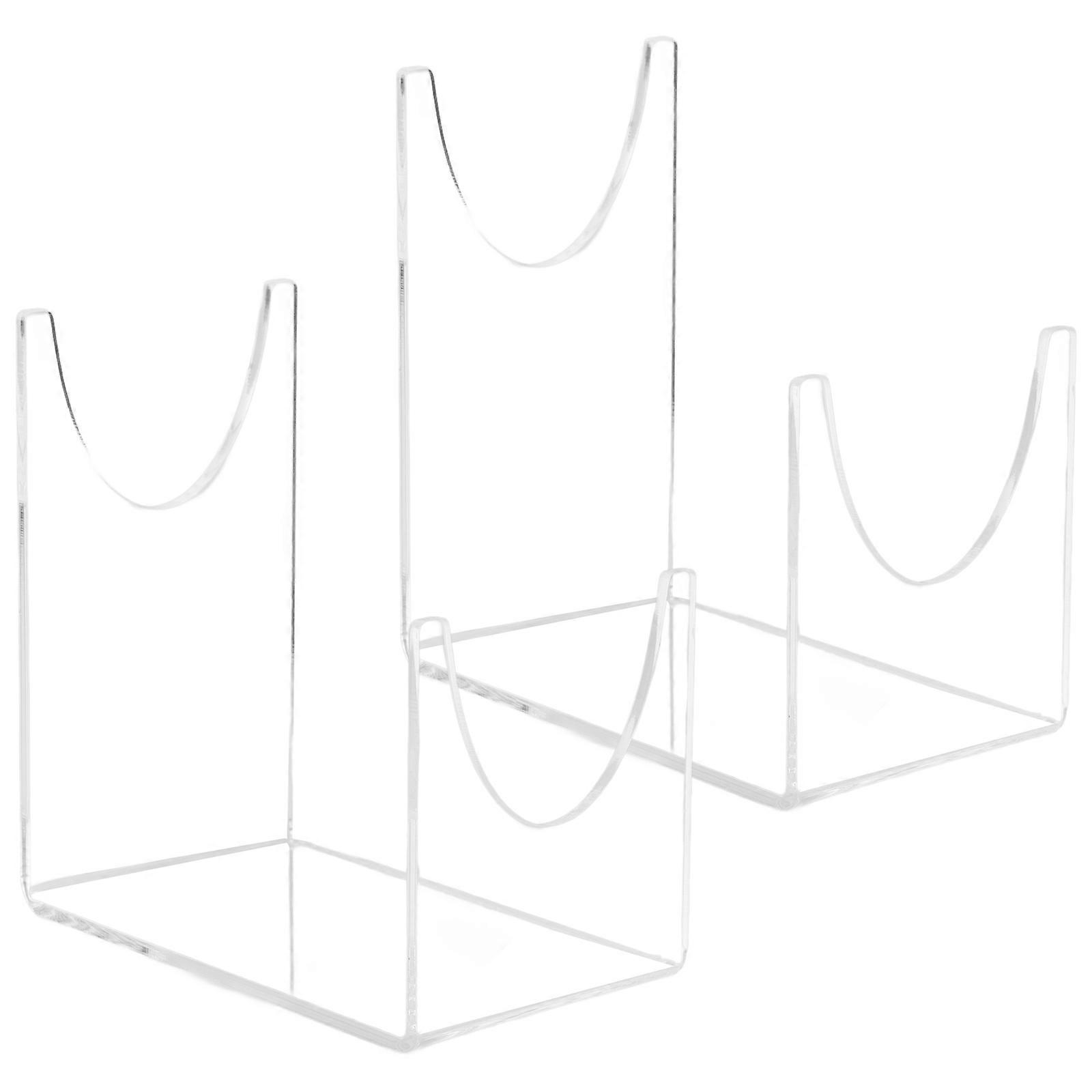 Acrylic Sword Display Stand for Home Use 2Pcs Transparent Shofar Display Rack