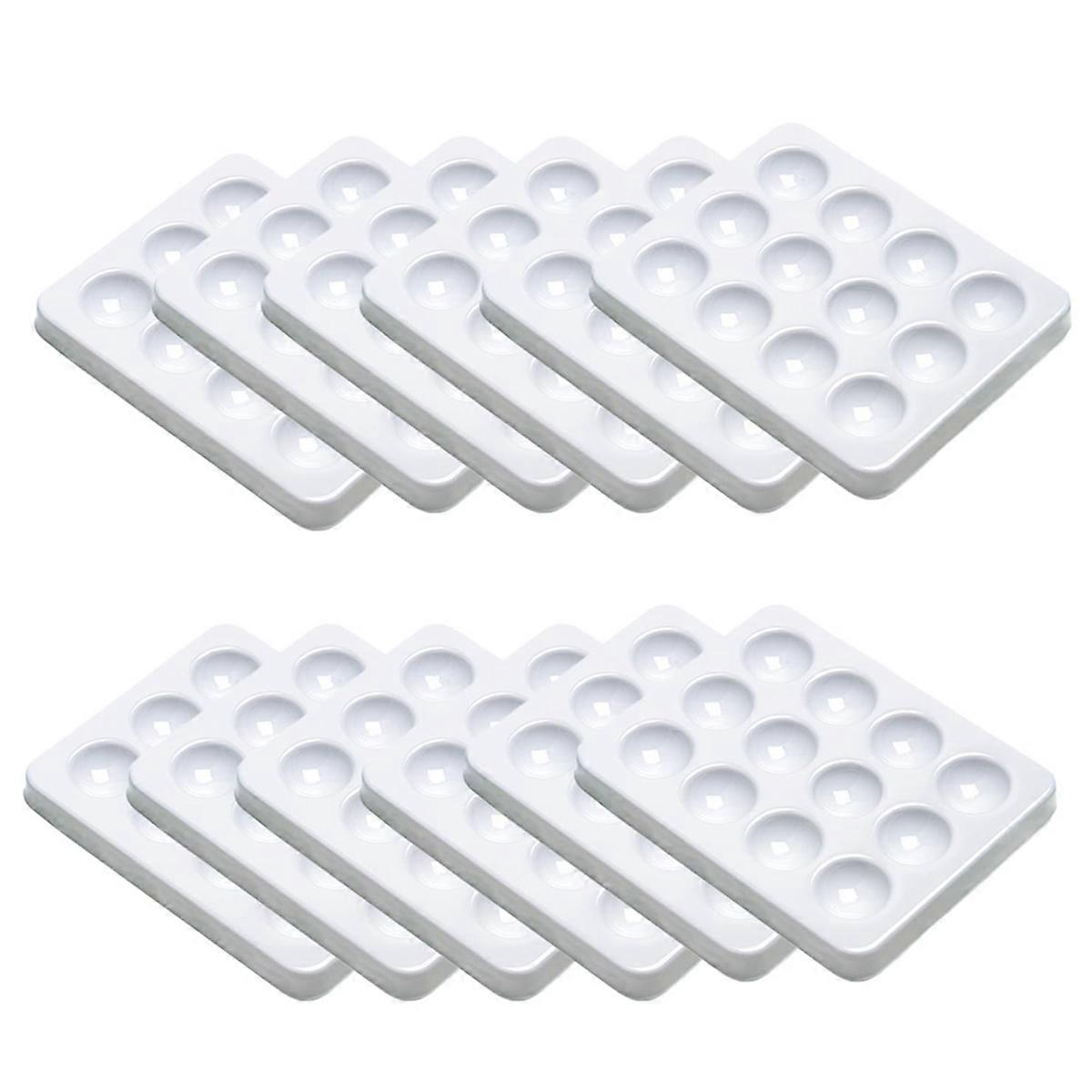12 Pack Spot Plates - Reaction Plate-12 ,Polypropylene