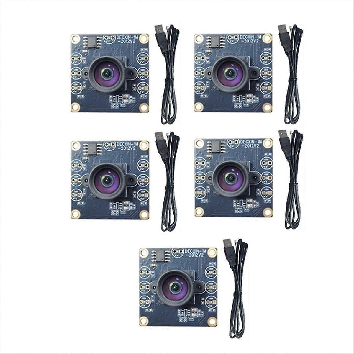 5PCS USB Camera Module 100° OV9732 720P with 3 Meter Cable