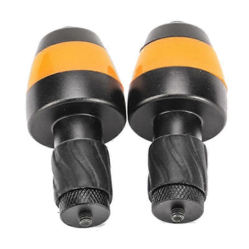 2Pcs Bicycle Hand Grip End Plugs Turn Signal Light Waterproof Lamp