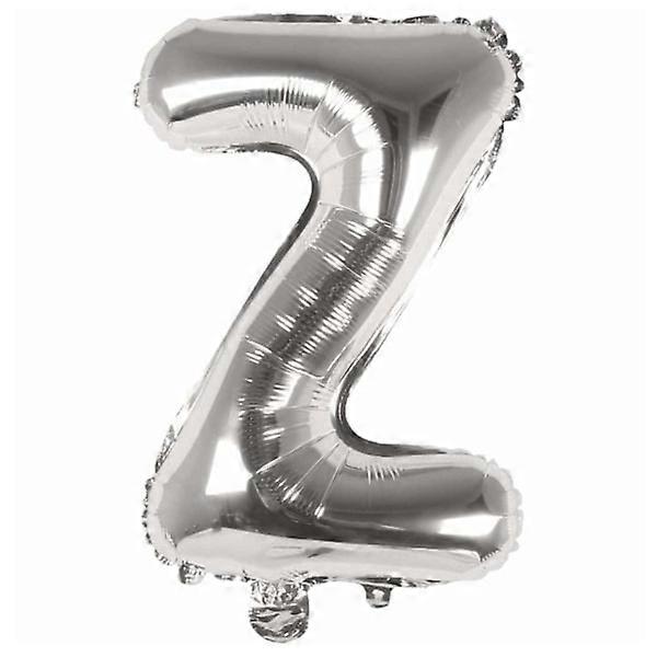 Letter balloon Silver 80cm Large Z
