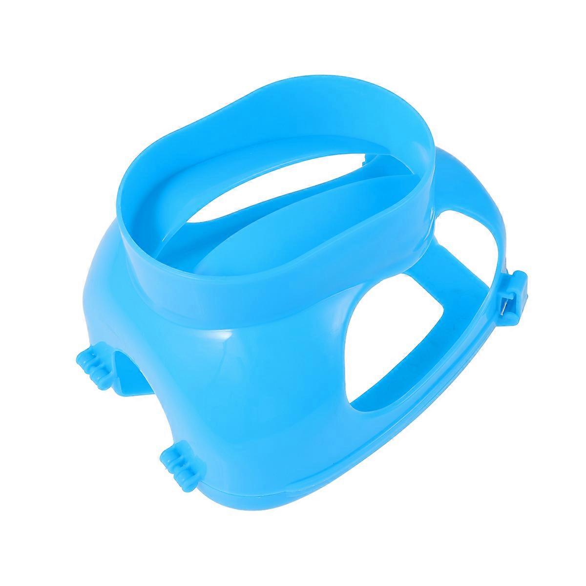 Bird Feeder Stabiliser Pigeon Fixed Holder Easy-to-Use Aid for Feeding Water and Fixing Birds Blue Color 1Set