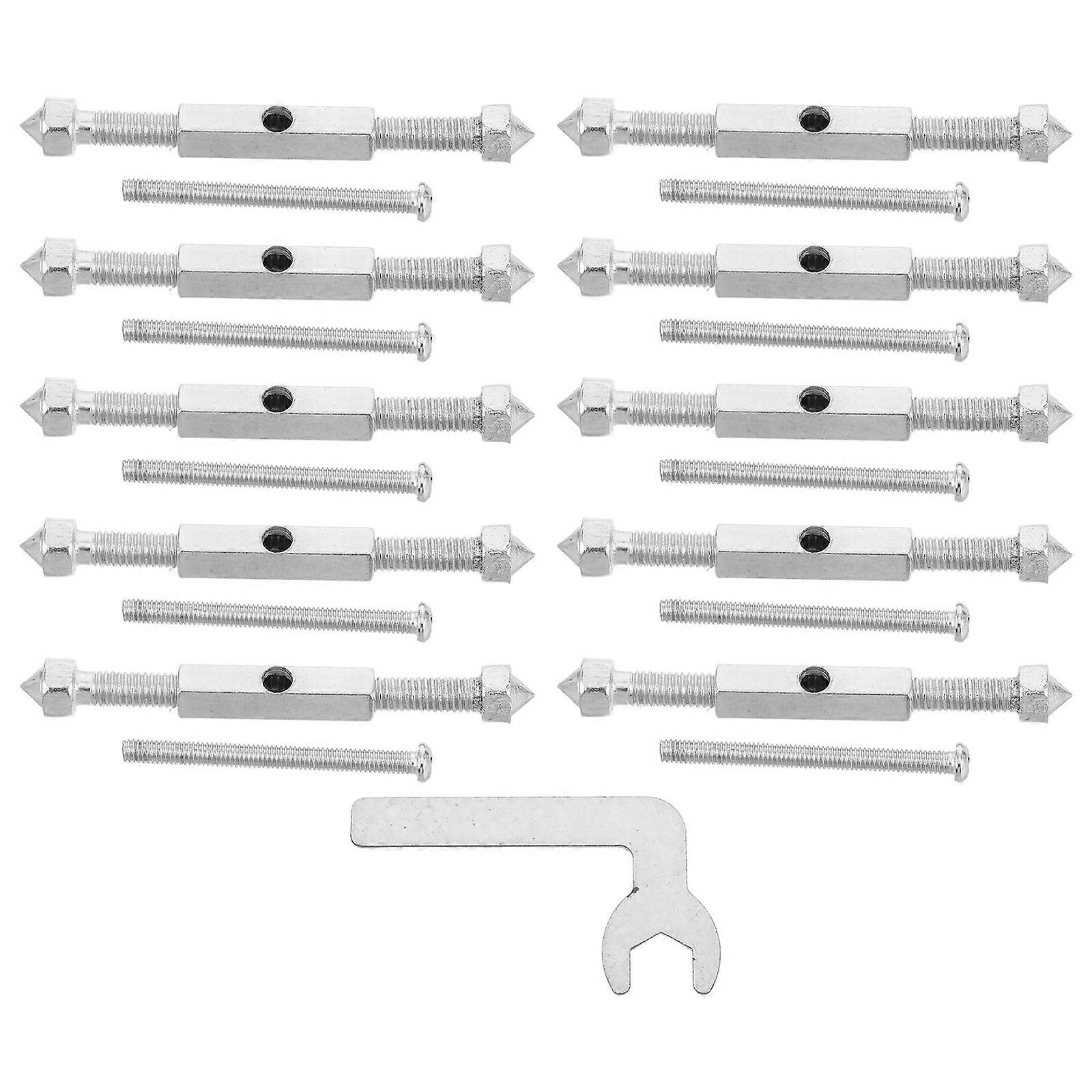 Switch Socket Repair Kit with 21Pcs Screws and Wrench for Electrical Boxes
