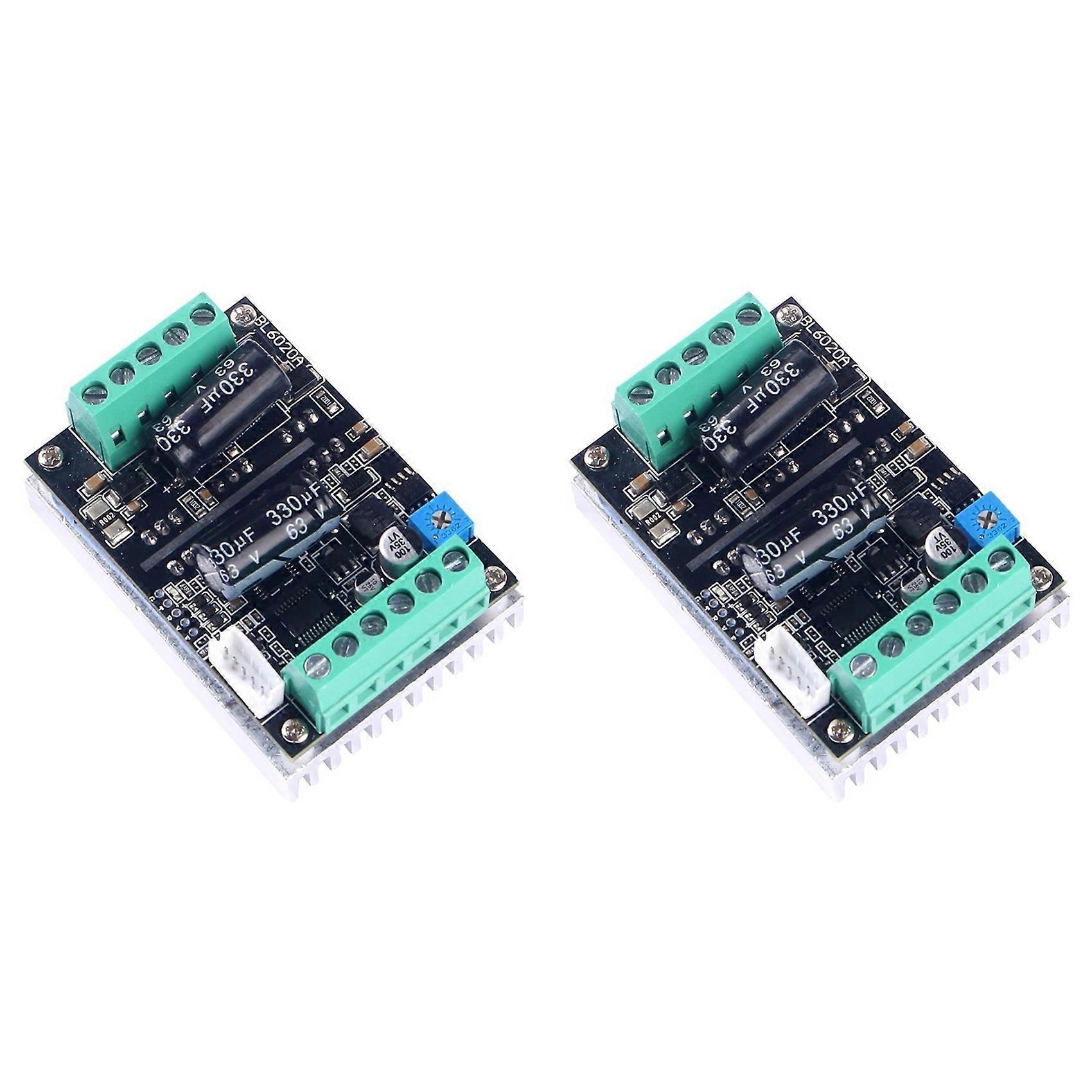 2X BLDC 500W High Power 6-60V 20A Hall Brushless Motor Speed Control Board PWM Three-Phase Motor Drive Module