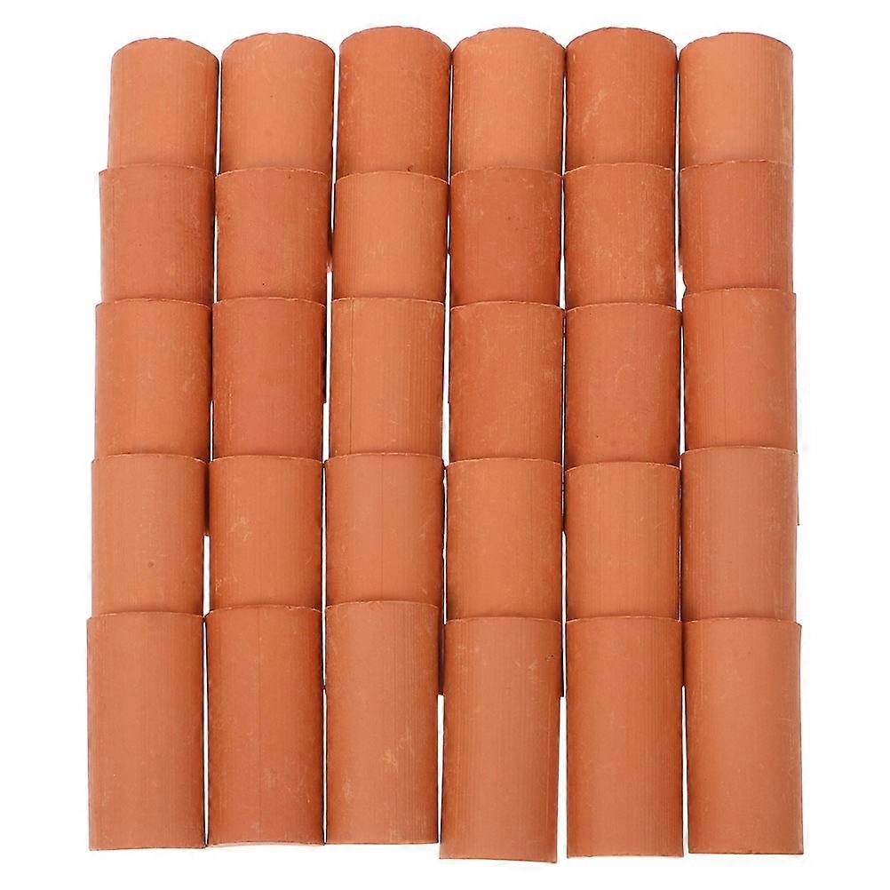 Dollhouse Roof Tiles for Architecture Model Building Set 60Pcs Orange