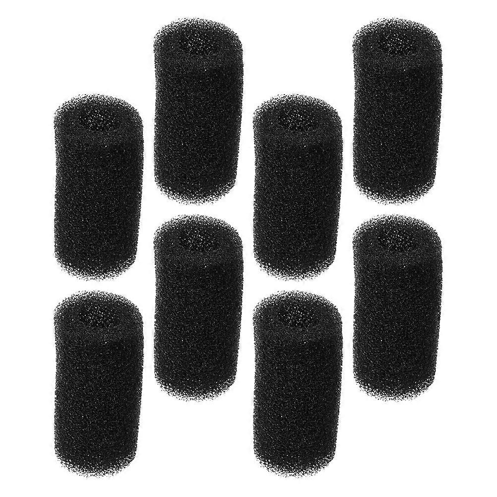 8Pcs Durable Black Sponge Inlet Protection for Pool Sweeper Tail Cleaner