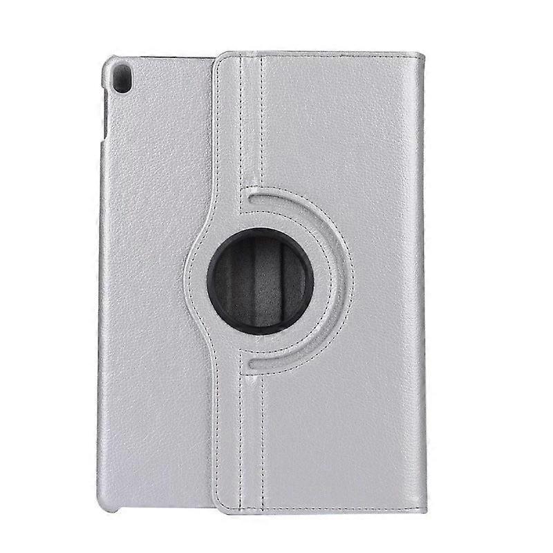 Stylish Case For Ipad 10 10.9 Silver Litchi Texture Rotating Leather