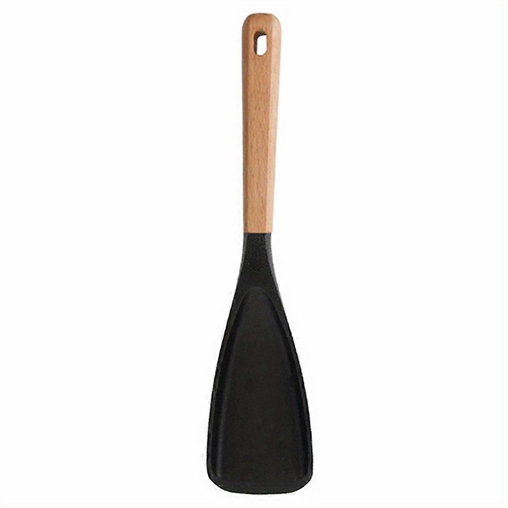 1pc Multifunction Spoon with wooden handle-Durable-Great for Both Cooking and Serving, Safe for Nonstick Cooking Surfaces