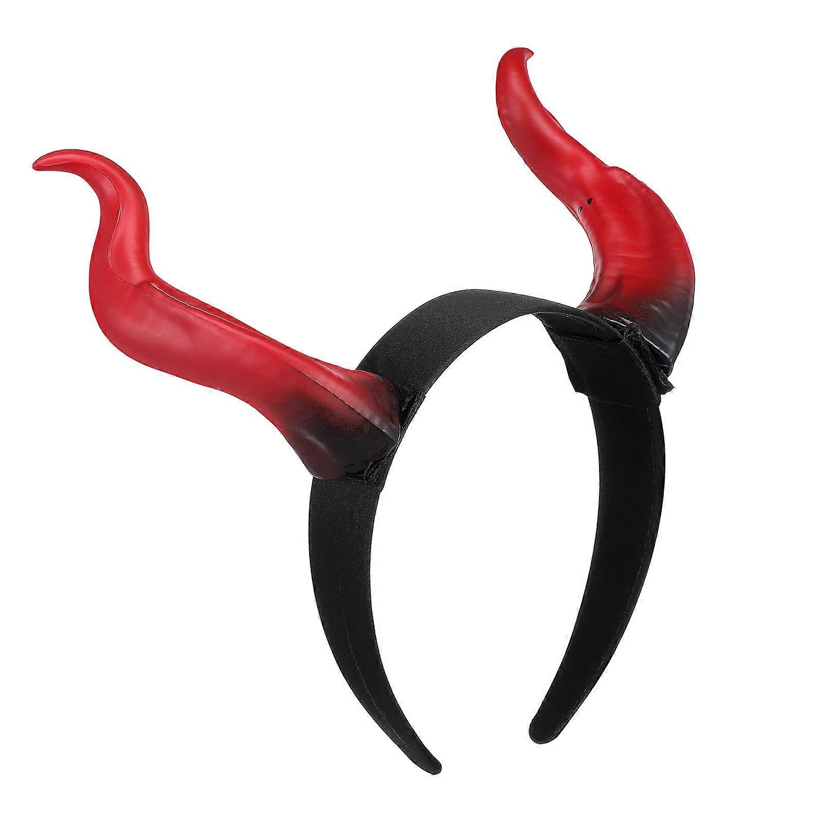 Halloween Horned Headband for Costume Performance - Assorted Colors