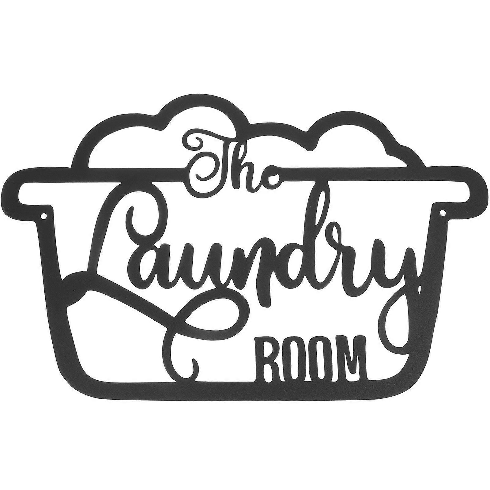 Vintage Iron Wall Hanging Decoration for Home Decor Black Color 7 Inches