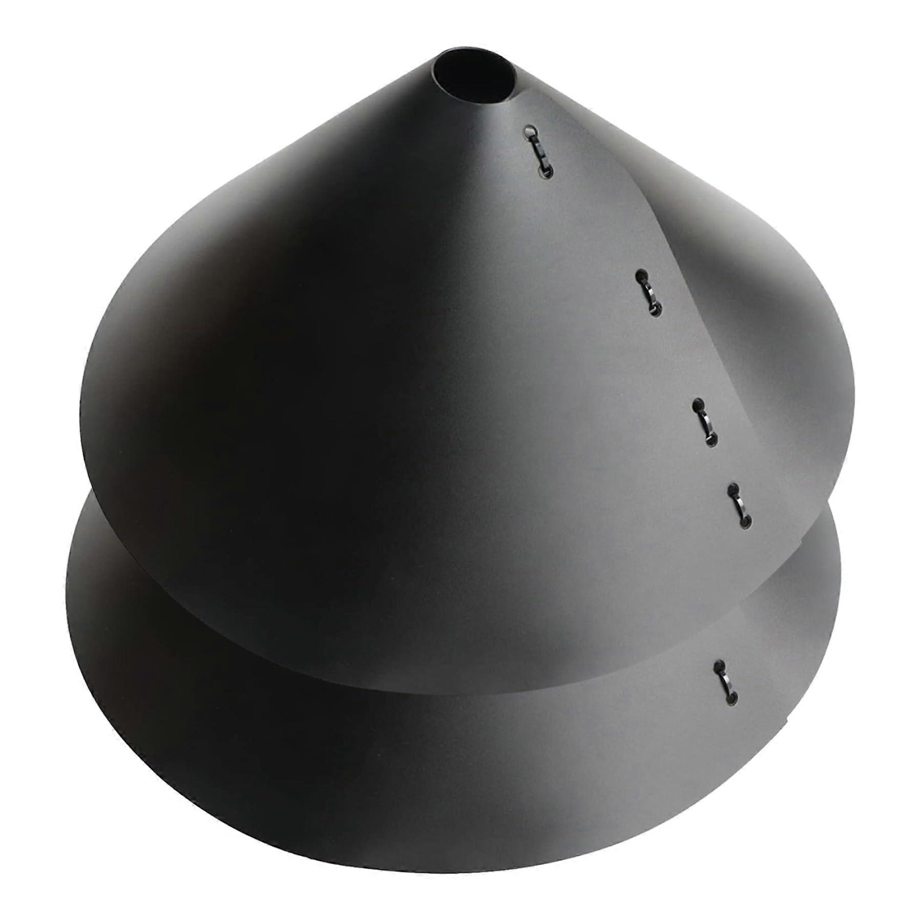 2PCS 14 Inch Squirrel Baffle for Bird Feeder Pole, Squirrel Proof Guard with Smooth Sloped Design