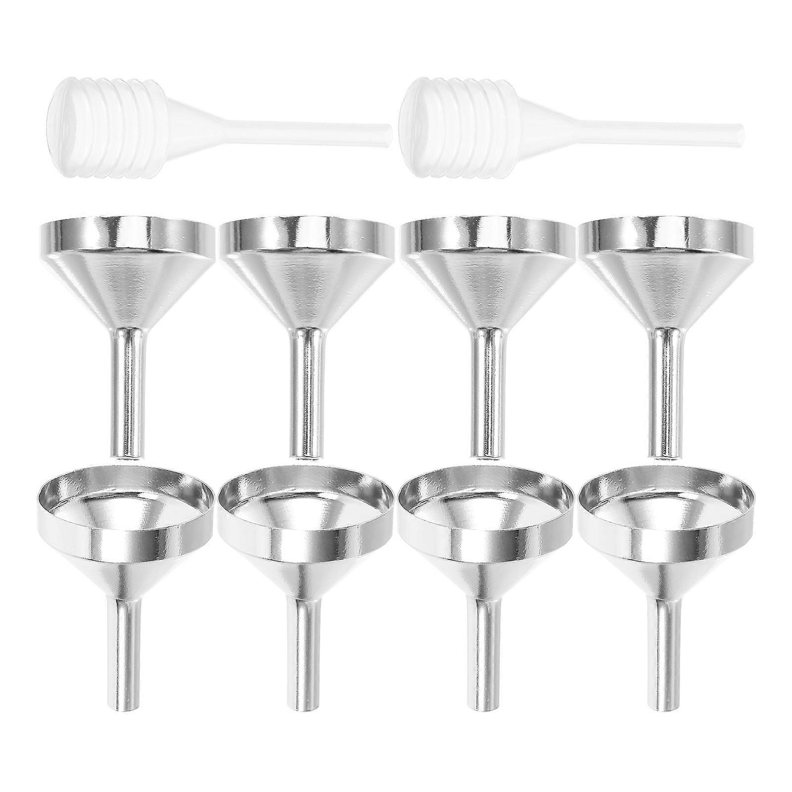 Essential Oil Bottle Filing Funnel Suitable For Laboratory Use By Professionals With High-Grade Silver Material And Repacking Function 1 Set