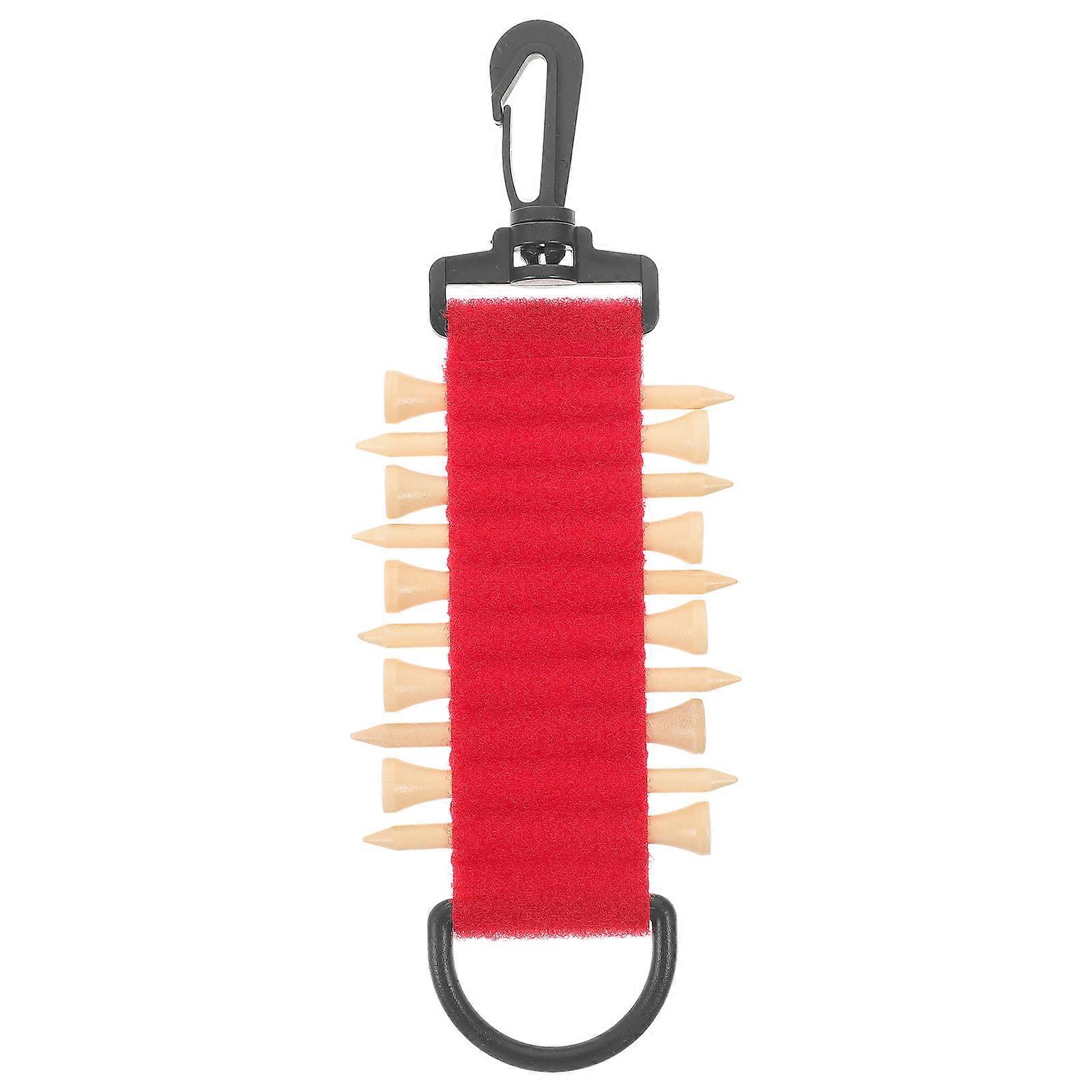 Golf Accessories Plastic Golfs Tee Holder for Golfs 1Set Red Organizer
