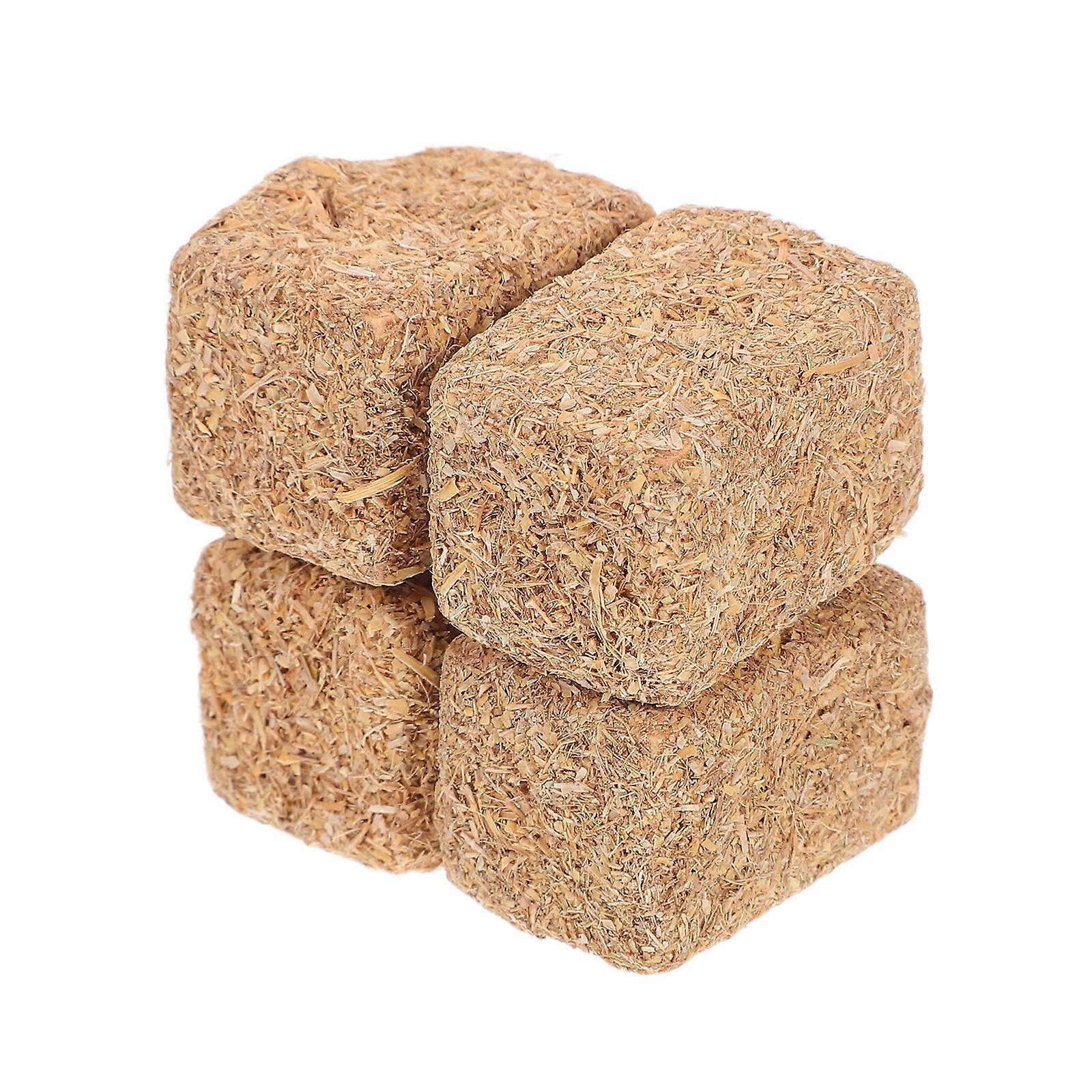 Grass Haystack Stackable Model for Yard Decor 4Pcs Autumn Scene