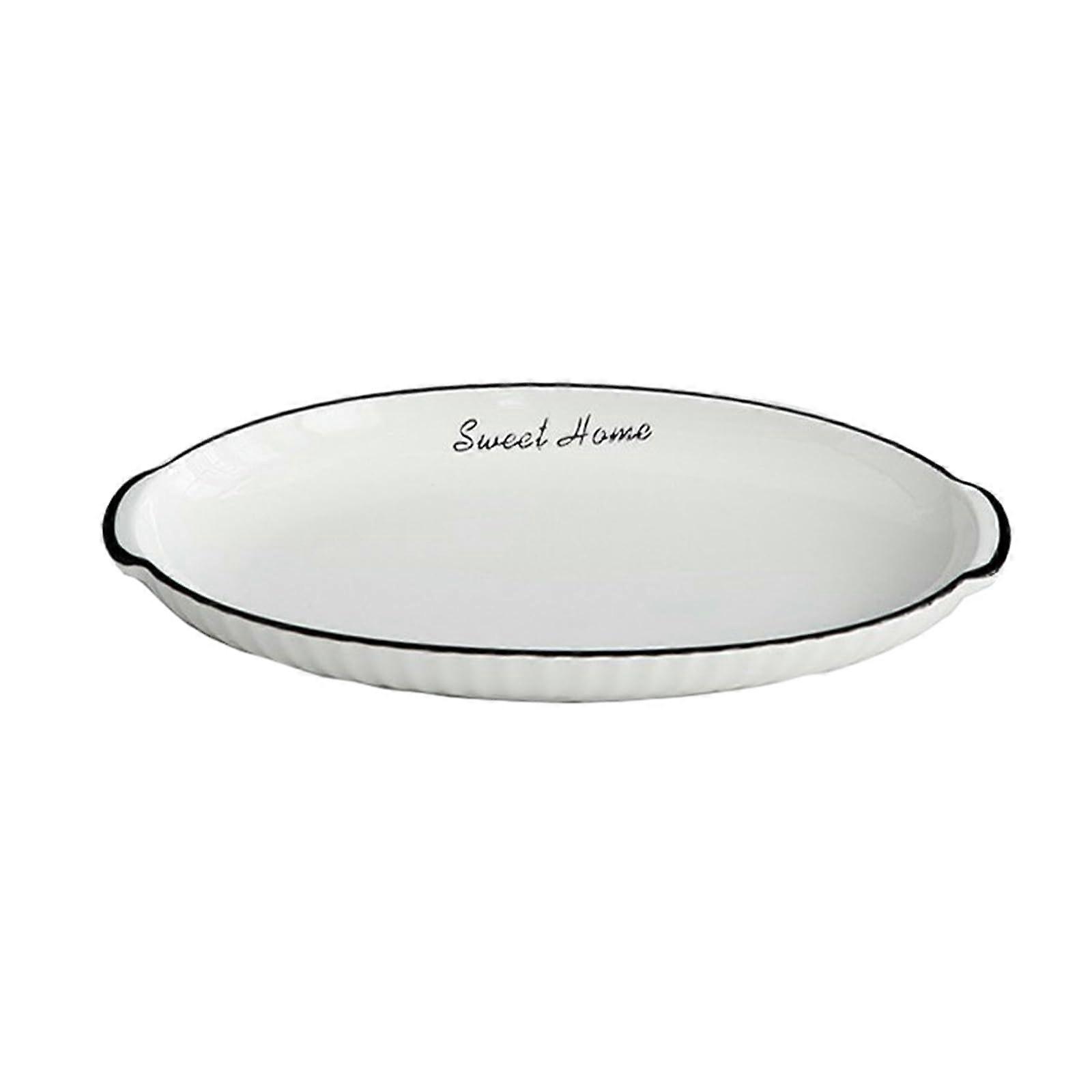 White Elegant 7Inch Ceramic Dinner Plate, Japanese Tableware, Microwave Dishwasher Safe