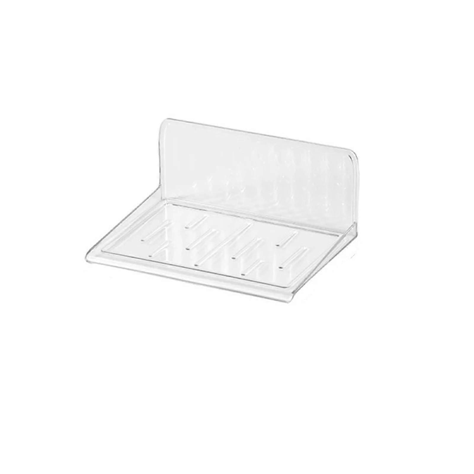 Bathroom Storage Shelf Wall Mounted Waterproof Organizer with Drill SpaceSaving Design Small