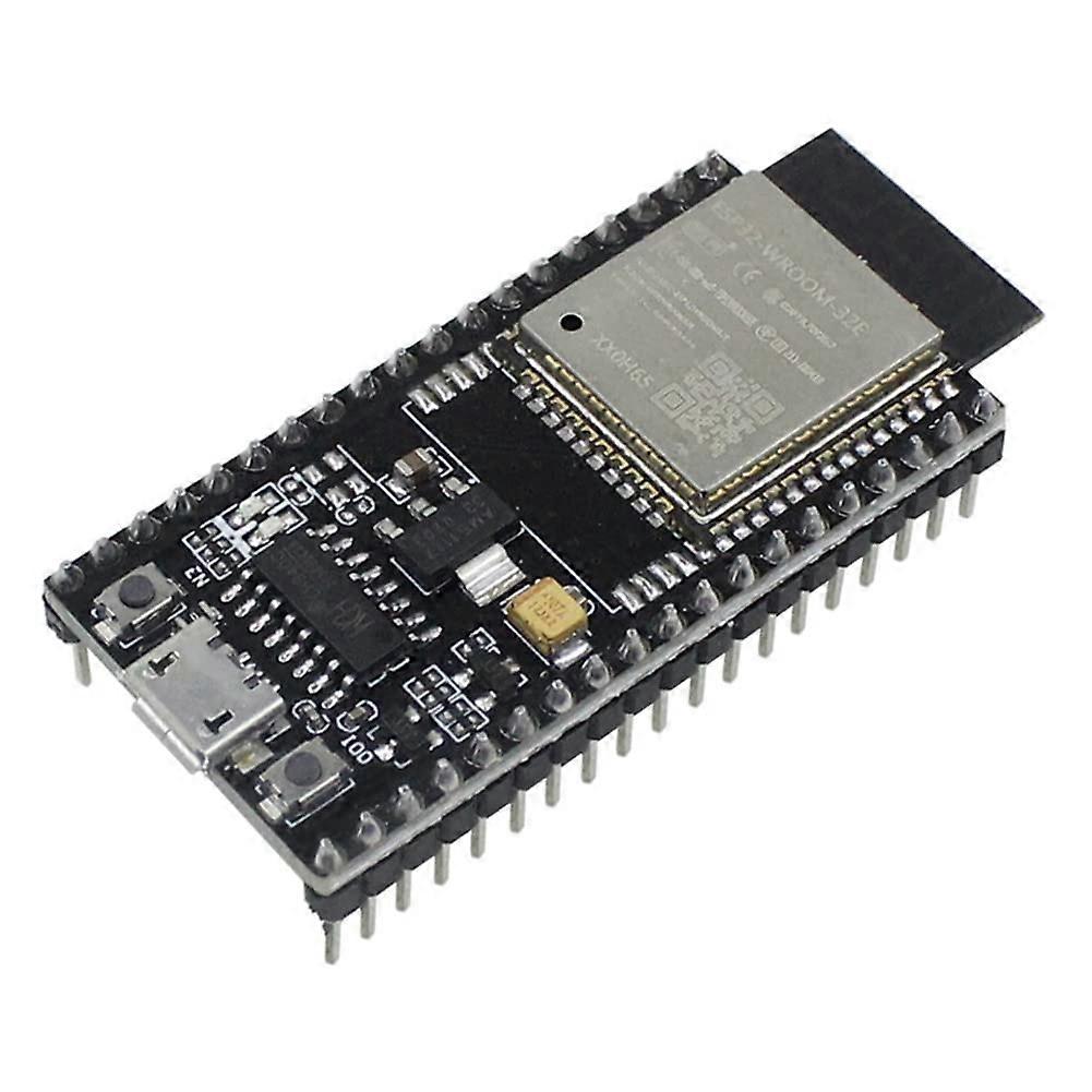 ESP32 Development Board ESPWROOM32E Dual Core WiFi Bluetooth BLE Microcontroller Module Black