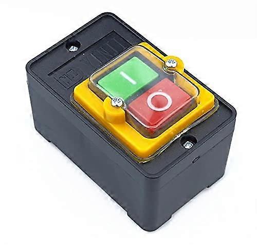 Waterproof Push Button Switch 10A 250V 380V Industrial On Off Safety Switch for Cutting Machine Bench Drill