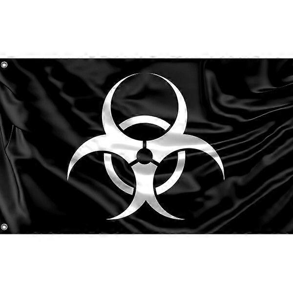 Black Biohazard Flag L0150