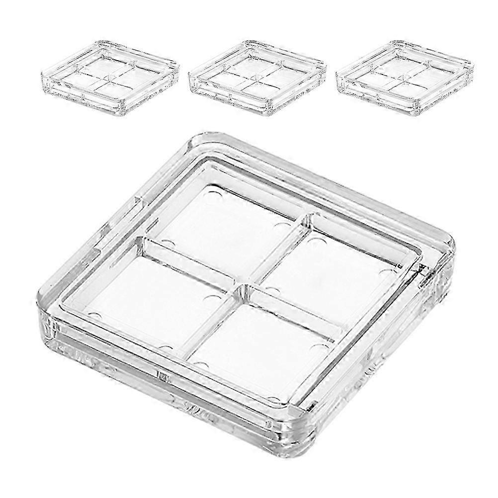 Empty Eyeshadow Pallet Multi-Function Eyeshadow Palette Sleek Design For Daily Makeup 4Pack