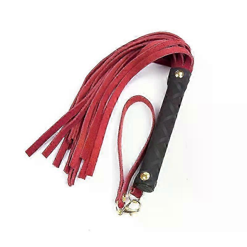 Colorful Pu Leather Riding Crop & Flogger Set